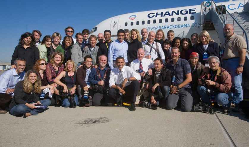 Together with associated President Barack Obama, Karen Tumulty and her other political colleagues.